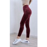 FMN Collection Fransız Kadife Yüksek Bel toparlayıcı Tayt