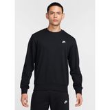 FN3888-010 NK CLUB FT CREW Siyah Erkek Bisiklet Yaka Sweatshirt