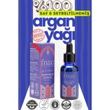 Fnac Saf ve Doğal %100 Fas Argan Yağı | Saç & Cilt & Tırnak Bakım Yağı| Cam Damlalık&Sprey Başlık - 30 ml
