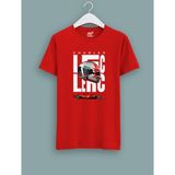 Fnbx Charles Leclerc Kask T-Shirt - Kırmızı - XL