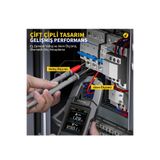 Fnirsi DMC-100 Akım Gerilim Pens Metre | 10000 Sayımlı Dijital True RMS Multimetre