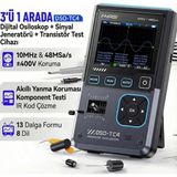 Fnirsi Dso-Tc4 10MHZ 48 Ms/s El Tipi Dijital Osiloskop & Transistör Test Cihazı & Fonksiyon Sinyal Jeneratörü