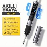 Fnirsi HS 02A Akıllı Elektrikli Havya 100W Plastik Materyal 9-20V Güç Kaynağı İle Taşınabilir