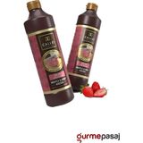 FO Callei Waffle Sos Çilekli 1 kg - 25 gr