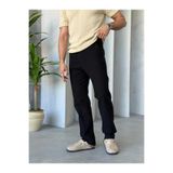 FO4RBS 5077 Keten Pantolon Siyah