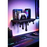FOAMGREEN Gaming Odalarına Özel Dekoratif Raf - Modern Duvar Rafı - Oyuncu Odalarına Özel Raf