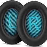fobun bose qc2 kulaklık pedi bose qc25 ae2 ae2i ae2w qc2 qc15 qc35 qc35ii Soundlink Soundtrue ile uyumlu kulaklık süngeri yastığı bose qc 25 kulaklık süngeri bose qc35 uyumlu pedi (Siyah - Mavi Sünger)