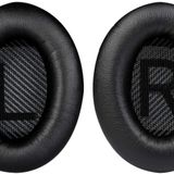 fobun bose qc2 kulaklık pedi bose qc25 ae2 ae2i ae2w qc2 qc15 qc35 qc35ii Soundlink Soundtrue ile uyumlu kulaklık süngeri yastığı bose qc 25 kulaklık süngeri bose qc35 uyumlu pedi (Siyah - Siyah Sünger)