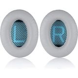fobun bose Qc2 Kulaklık Pedi QC25 Ae2 AE2I AE2W Qc2 QC15 QC35 QC35II Soundlink Soundtrue Kulaklık Süngeri Yastığı Pedi - Gri - Mavi
