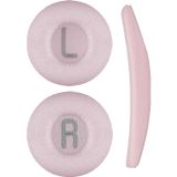 fobun jbl kulaklik pedi jbl 450bt 460 500bt 510bt tune 600 t250 jr 300 jbl ile uyumlu kulaklık süngeri jbl kulaklik yastıgı (Pembe Sünger + Pembe Kafa Bandı)