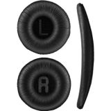 fobun jbl kulaklik pedi jbl 450bt 460 500bt 510bt tune 600 t250 jr 300 jbl ile uyumlu kulaklık süngeri jbl kulaklik yastıgı (Siyah Sünger + Siyah Kafa Bandı)