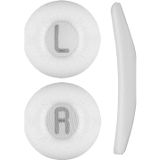 fobun jbl kulaklik pedi jbl 450bt 460 500bt 510bt tune 600 t250 jr 300 jbl ile uyumlu kulaklık süngeri yastıgı (Beyaz Sünger + Beyaz Kafa Bandı)