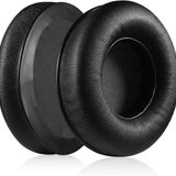 Fobun Kulaklık Pedi ve Yastığı - 65-110 mm, 7-10 cm Çap - Siyah Deri (90 mm x 90 mm)