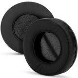 Fobun Kulaklık Pedi ve Yastığı - 65-110 mm, 7-10 cm Çeşitli Boyutlar - 85 mm x 85 mm Siyah Deri