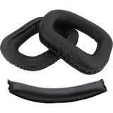 fobun Logitech G930 G430 F450 G432 G332 G231 G230 Kulaklık Pedi Kulaklık Süngeri G930 G430 F450 G432 G332 G231 G230 Model Kulaklık Sünger Kulaklık Yastığı - Koyu Siyah