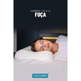 Foca Ergonomik Visco Yastik Ortopedik Hafizali Visco Yastik 60X38x10-8 Cm