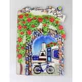 Foça Polyester Kabartmalı Magnet 5,5 X 7 Cm Dekoratif Hediyelik Buzdolabı Süsü (Kod:1572)
