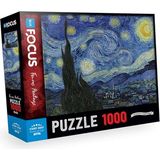 FOCUS-1000 Parça Yıldızlı Gece Puzzle 3+ Yaş İçin Eğlenceli Tasarım ve Zeka Geliştirici