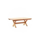 Focus 200x50 İroko Ahşap Ağaç Bahçe Balkon Masası