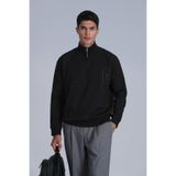 Focus Erkek Sweatshirt Siyah M Siyah 8684195132900