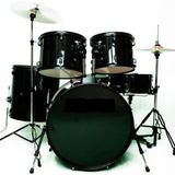 Focus FCP0803-BK 5 Parça 20B/10T/12T/14F/14S Aksamlı Zilli Siyah Akustik Davul Seti