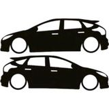 Focus Hb Basık Kasa Sticker Kelebek Cam Yapıştırması