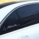 Focus Nabız Kalp atışı sticker 2 adet kelebek cam