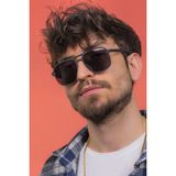 Focus On Asgard Matte Black Smoked Unisex Güneş Gözlüğü - Siyah - Siyah