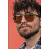 Focus On Asgard Matte Green Unisex Güneş Gözlüğü - Bej