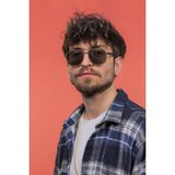 Focus On Asgard Matte Smoked Unisex Güneş Gözlüğü - Gri