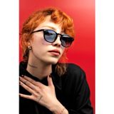 Focus On Eyewear Apex Siyah Mavi Güneş Gözlüğü