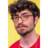 Focus On Eyewear Arwen Matte Brown Mavi Işık Filtreli Ekran Gözlüğü