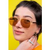Focus On Eyewear Asgard Matte Cream Brown Güneş Gözlüğü