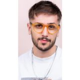 Focus On Eyewear Hardy Mustard Mavi Işık Filtreli Ekran Gözlüğü