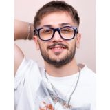 Focus On Eyewear Loki Navy Blue Mavi Işık Filtreli Ekran Gözlüğü