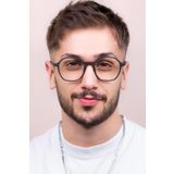 Focus On Eyewear Lucas Mat Siyah Mavi Işık Filtreli Ekran Gözlüğü