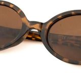 Focus On Eyewear Meri Leopar Oval Kadın Güneş Gözlüğü