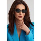 Focus On Eyewear Meri Siyah Oval Kadın Güneş Gözlüğü