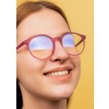 Focus On Eyewear Oscar Matte Purple Mavi Işık Filtreli Ekran Gözlüğü