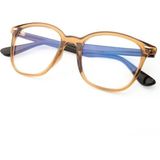 Focus On Eyewear Talia Açık Kahve Unisex Mavi Işık Filtreli Ekran Gözlüğü