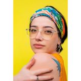 Focus On Eyewear Tokyo Crystal Şeffaf Mavi Işık Gözlüğü