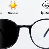 Focus On Eyewear Tokyo Fotokromik Mavi Işık Gözlüğü | Tek Cam Otomatik Kararma | Bilgisayar Gözlüğü