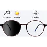 Focus On Eyewear Tokyo Fotokromik Mavi Işık Gözlüğü | Tek Cam Otomatik Kararma