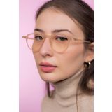 Focus On Eyewear Wilson Matte Cream Mavi Işık Filtreli Ekran Gözlüğü