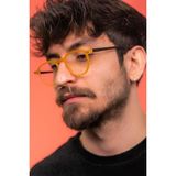 Focus On Eyewear Wilson Matte Mustard Mavi Işık Filtreli Ekran Gözlüğü