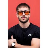 Focus On Loki Black Orange Unisex Güneş Gözlüğü - Siyah