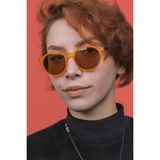 Focus On Oscar Matte Mustard Güneş Gözlüğü - Renkli