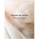 Focus on What You Can Control: An 8.5 × 11″, 100-page lined motivational notebook to conquer overwhelm, channel energy into what matters, and build resilience by focusing on controllables
