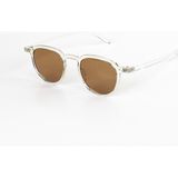 Focus On Wilson Crystal Brown Unisex Güneş Gözlüğü - Açık Kahverengi Şeffaf