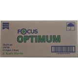 Focus Optimum 12 Paket Z Katlı Havlu Peçete 150 Yaprak 20x24 cm Ev ve Ofis Kullanımı İçin